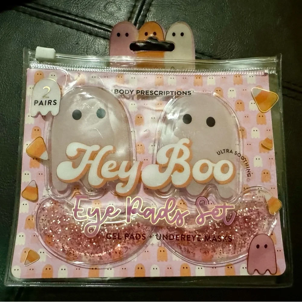 Body Prescription Hey Boo Blending Sponge Trio & 2 Pair Gel Pads Under eye Mask